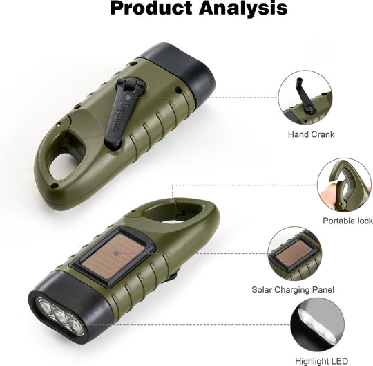 Krachtige LED Noodlamp – Compact, Waterbestendig & Superhelder