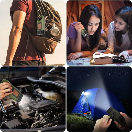 Krachtige LED Noodlamp – Compact, Waterbestendig & Superhelder