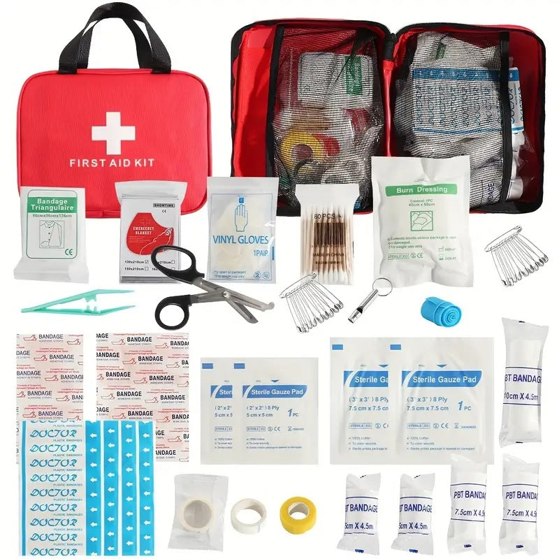 Uitgebreide EHBO Kit – Compact, Compleet & Onmisbaar in Elke Noodsituatie