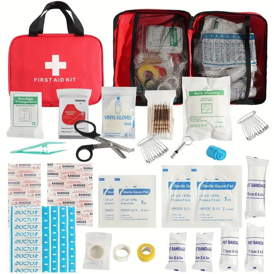 Uitgebreide EHBO Kit – Compact, Compleet & Onmisbaar in Elke Noodsituatie